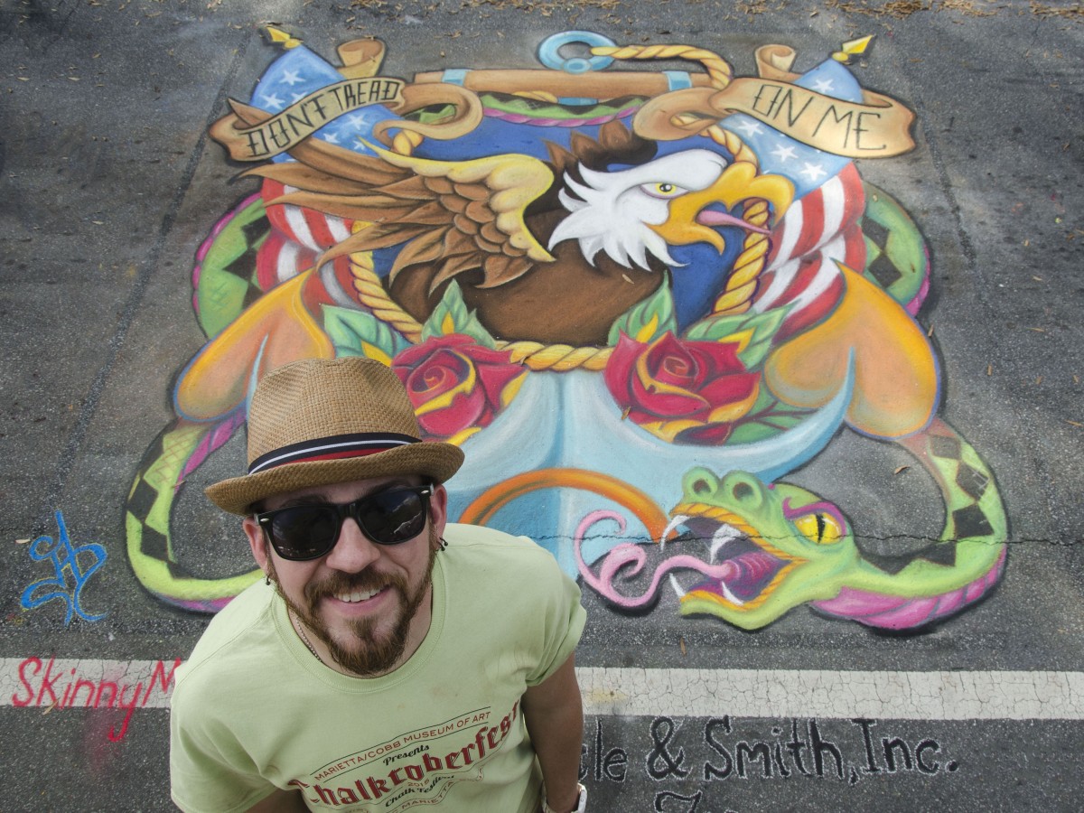 Marietta Chalktoberfest 2015 Chalk Artists Guild