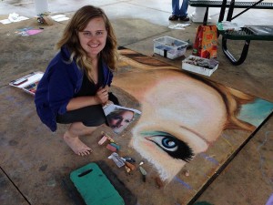 Jessi Queen Chalk Art