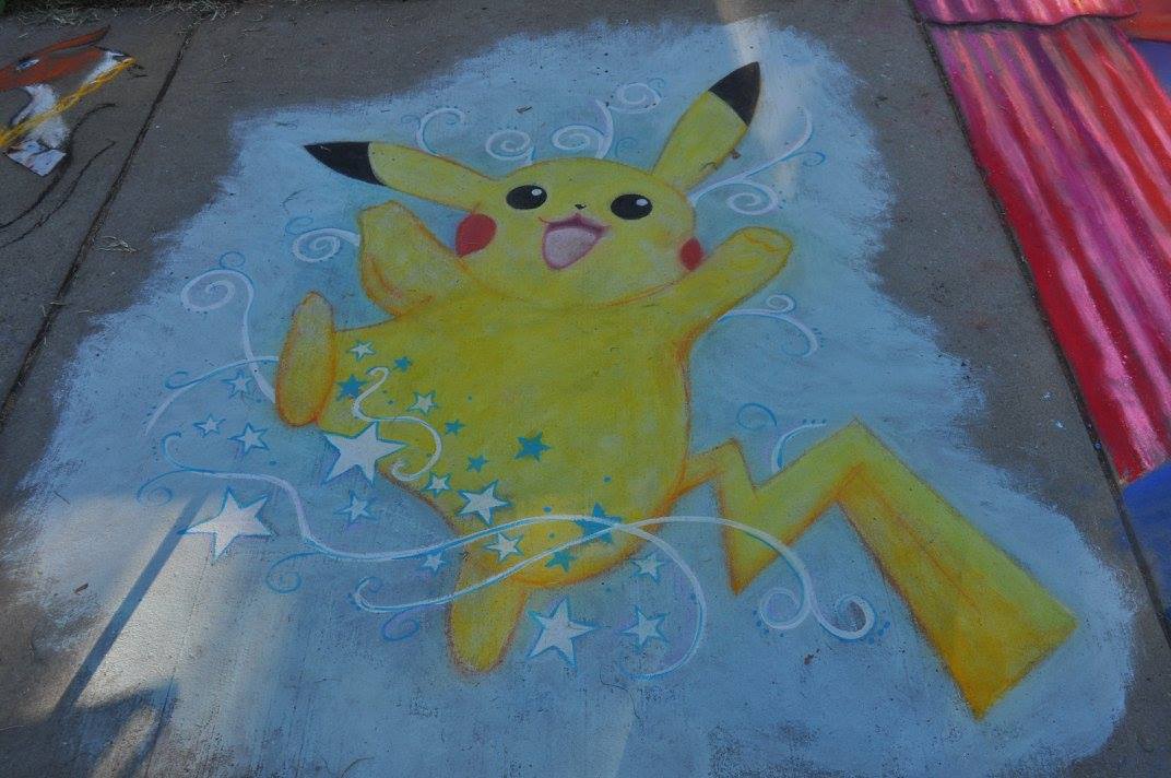 Gotta Chalk Em’ All : Pokémon Street Painting