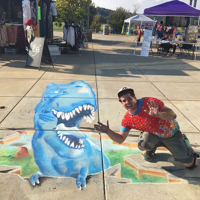 3D T-Rex at Clarksville 2017 by Zachary Herndon