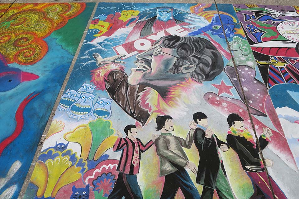 Beatles Mural