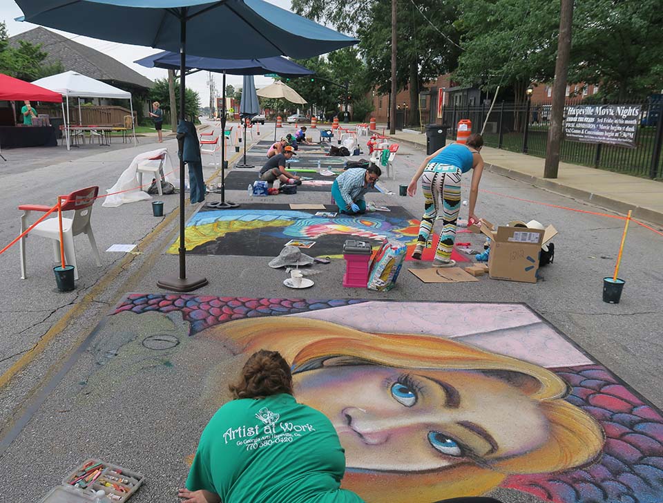 Hapeville Chalk Art Festival 2017