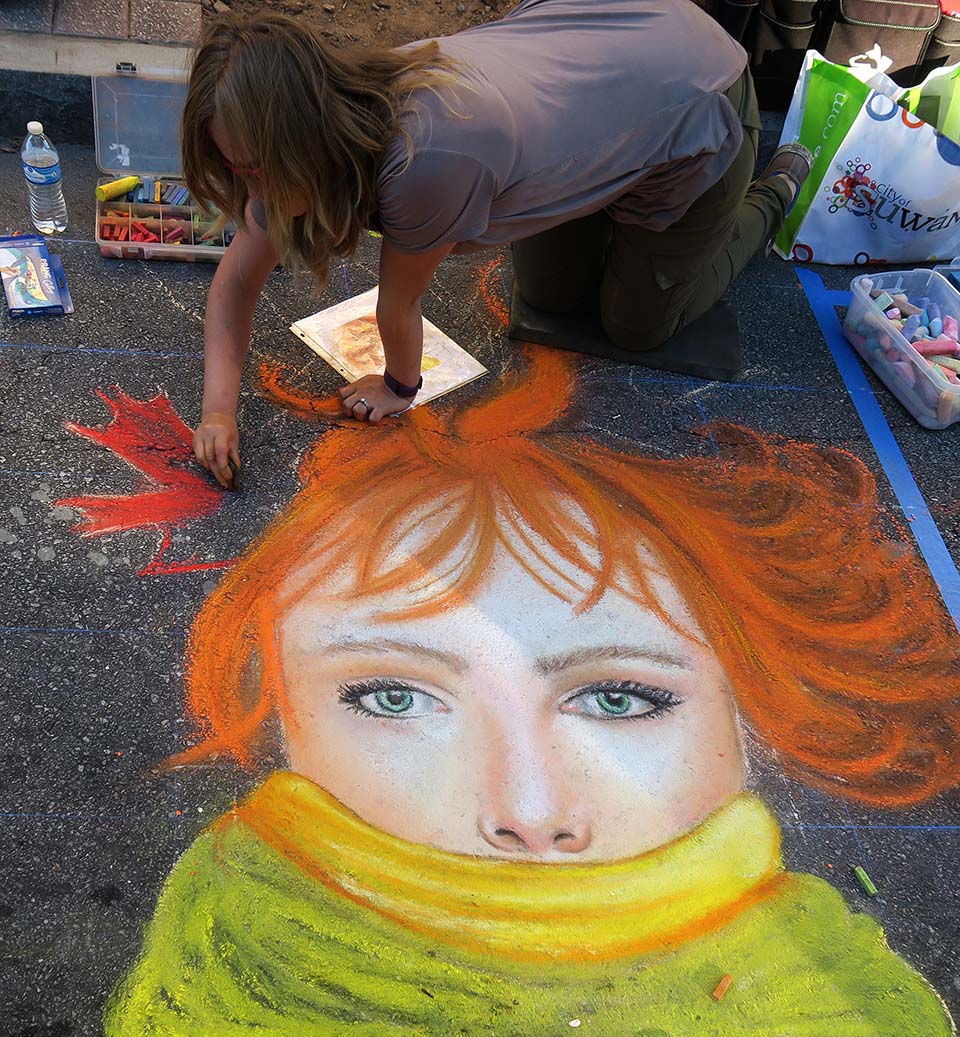 Jessi Queen Chalking